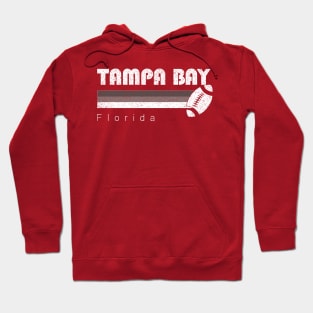 Tampa Bay Vintage Football Retro Florida For Sunday Gameday Hoodie